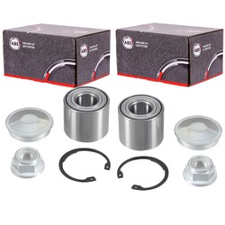 2X A.B.S. RADLAGER SATZ HINTEN BEIDSEITIG passend für DACIA SANDERO RENAULT CLIO