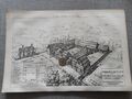 Antiker Druck Earlswood Royal Hospital Asylum Farm Redhill Surrey Zeichnung 1875
