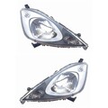 2x VAN WEZEL SCHEINWERFER SATZ WEIß passend für HONDA JAZZ LINKS+RECHTS