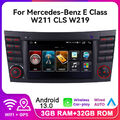 Für Mercedes Benz EClass W211 W219 E200 Autoradio Android 13 Carplay BT GPS Navi