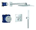 Grohe Grohtherm SmartControl Duschsystem mit Rainshower SmartActive 310 Cube...