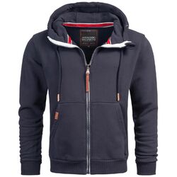 A. Salvarini Herren Sweatjacke Kapuzenpullover Jacke Kapuze Hoodie O292 Navy NEU