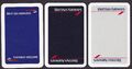 3 verschiedene einzelne Spielkarten von British Airways