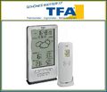 TFA Funkthermometer XENA für innen/außen kabellos Wettervorhersage Uhr Datum