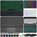 Bluetooth QWERTZ Tastatur Funk Maus Für Huawei MatePad Pro SE 11/Air 11.5 S 12 X