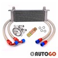 Universal Nachrüstsatz Kit Ölkühler 13 Reihen AN10 für VW Audi Neu