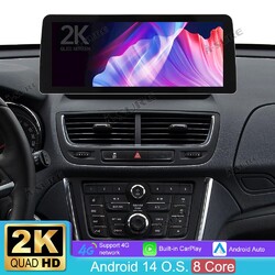 12.3" 4+64G 2K Für Opel Mokka 2012-2016 Android 14 DAB Autoradio Carplay GPS SWC