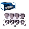 HELLA PAGID BREMSBELÄGE VORDERACHSE passend für AUDI 100 A6 A8 | 8DB 355 008-781