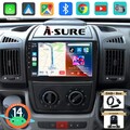 2+32G 1280P Android 14 Autoradio Navi DAB+ Kam USB Für Fiat Ducato Peugeot Boxer