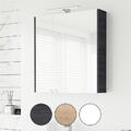 Spiegelschrank 64cm Badezimmermöbel Badezimmerschrank Badspiegel LED Beleuchtung