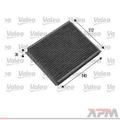 Valeo 698877 Filter Innenraumluft für Opel Meriva X03
