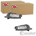 2x VAN WEZEL H8 NEBELSCHEINWERFER SET LINKS+RECHTS passend für VW SHARAN