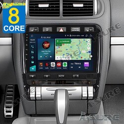 4+64G Android 14 Autoradio GPS NAV CarPlay SWC für Porsche Cayenne 9PA 2002-2010