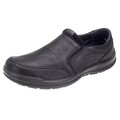 Herren Slipper Halbschuhe Schlupfschuhe Schuhe Schwarz Braun Blau Camel 61689