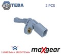 20-0342 ABS SENSOR DREHZAHLFÜHLER HINTEN MAXGEAR 2PCS NEU OE QUALITÄT