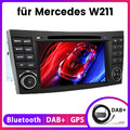 7'' Autoradio Für Mercedes Benz CLS E-Klasse W211 W219 E200 GPS Navi BT DVD DAB+