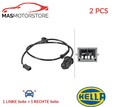 ABS SENSOR DREHZAHLFÜHLER PAAR HINTEN HELLA 6PU 012 806-791 2PCS A NEU