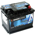 Jenox Classic 12V 62Ah 510 A/EN Starterbatterie Autobatterie ersetzt 60Ah 70Ah