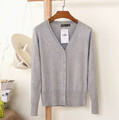 Damen Strickjacke Cardigan Top Strickpullover Feinstrick-Pullover DE