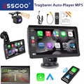 ESSGOO 1080P DashCam CarPlay FM Wireless Android Vorne Und Hinten Autokamera New