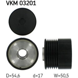 SKF VKM 03201 Generatorfreilauf für FIAT GRANDE PUNTO 199 Riemenscheibe