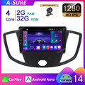 KAM Android 14 Autoradio Für Ford Transit Tourneo Custom 2013-2019 2+32G Carplay