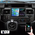DAB+ 2+32G Android 15 GPS Navi WIFI Autoradio Carplay Für Ford Transit 2007-2014