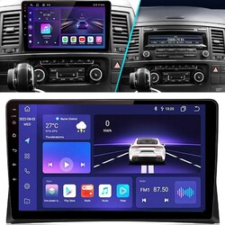 Android 15 Carplay Autoradio 32G GPS NAVI RDS WIFI Für VW T5 Multivan 2010-2015