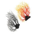  2 Pcs Aquatische Verzierung Ornament Für Aquarium Künstliche Korallen Aquarien