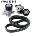 SKF VKMA 33343 Keilrippenriemensatz passend für PEUGEOT 308 SW II 5008 (0U, 0E)