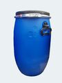 Hofer24 Fass 60 Liter Kunststoff Deckelfass blau UN Zulassung lebensmittelecht