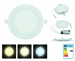 10x 3W-18W Ultraslim LED Panel Leuchte Deckenleuchte Einbaustrahler Wandleuchte