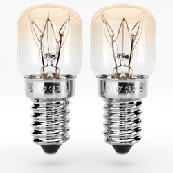 greate 2x Backofenlampe hitzebeständig 15W E14 - Backofen Licht Glühbirne Lampe 