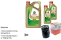 MAHLE Ölfilter 7 L Öl Castrol EDGE FST 5W-30 LL für VW Passat Variant 1.9 TDI
