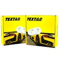 2x TEXTAR 92337703 Bremsscheibe 260mm Hinten für JUKE CAPTUR II MEGANE IV