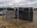 Freilaufgehege Auslauf Aluminium 3 x 3 x 2m Hundewelpen Hühnerhaus Stall Voliere