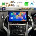 4+64G Android 14 Carplay Für Opel Astra J Buick EXCELLE Verano Autoradio GPS DAB