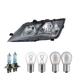 Halogen Scheinwerfer links H7 schwarz für Seat Leon SC ST inklusive Lampen
