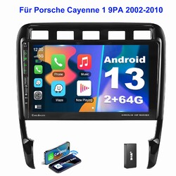 Für Porsche Cayenne 1 9PA 02-10 Android 13 Autoradio 2+64G GPS Carplay BT EQ DAB