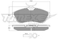 TOMEX Brakes Bremsbelagsatz, Scheibenbremse TX 13-29 für CITROËN