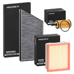 RIDEX Filterset Inspektionspaket Filtersatz passend für PEUGEOT 206 CC (2D)