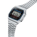 Casio A168WA-1YES Digitale Herrenuhr - Silber