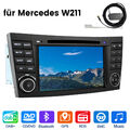 7'' Autoradio Für Mercedes Benz CLS E-Klasse W211 W219 E200 GPS Navi BT DVD DAB+