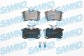 SAMKO Bremsbeläge Bremsbelagsatz hinten für Audi A3 Sportback VW Golf V 1K1 8PA