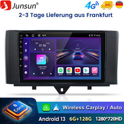 9"Android 13 Autoradio DAB Für Mercedes Benz Smart 2010-2015 4G WIFI RDS 6+128G
