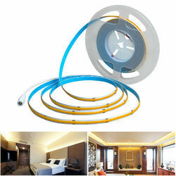12V 24V COB LED Streifen warmweiss kaltweiss Band Stripe keine Lichtpunkt 2m-5m