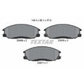 Textar 2356901 Bremsbelagsatz Scheibenbremse Vorderachse für Ssangyong Hyundai