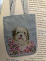 Kreuzstichkarte Welpe Hund für Tasche, Kissen oder Rahmen aus Magazin