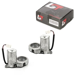 Metall Motor Außenspiegel elektrisch anklappbar Set links rechts für VW GOLF 6