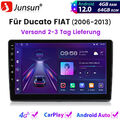 Für Ducato Fiat 2006-2013 Carplay Autoradio Android 12 GPS NAVI WIFI DAB+ 4+64GB
